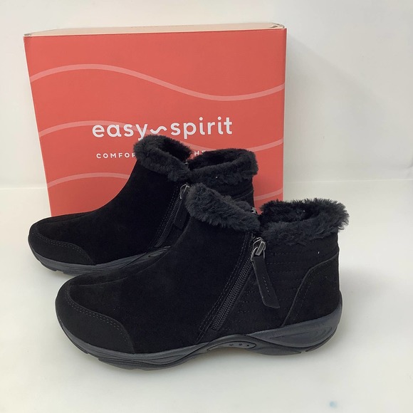 Easy Spirit Elinot Waterproof Black Ankle Boot Size 6 New With Box Retail $109 - Picture 4 of 7
